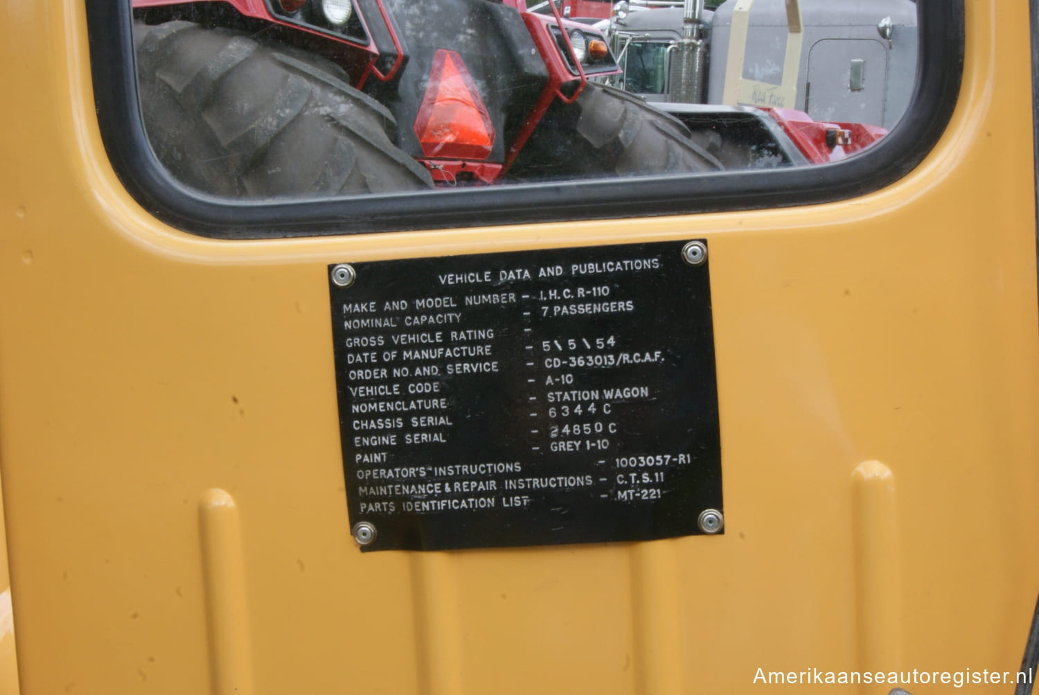 Vrachtwagens International Harvester uit 1953